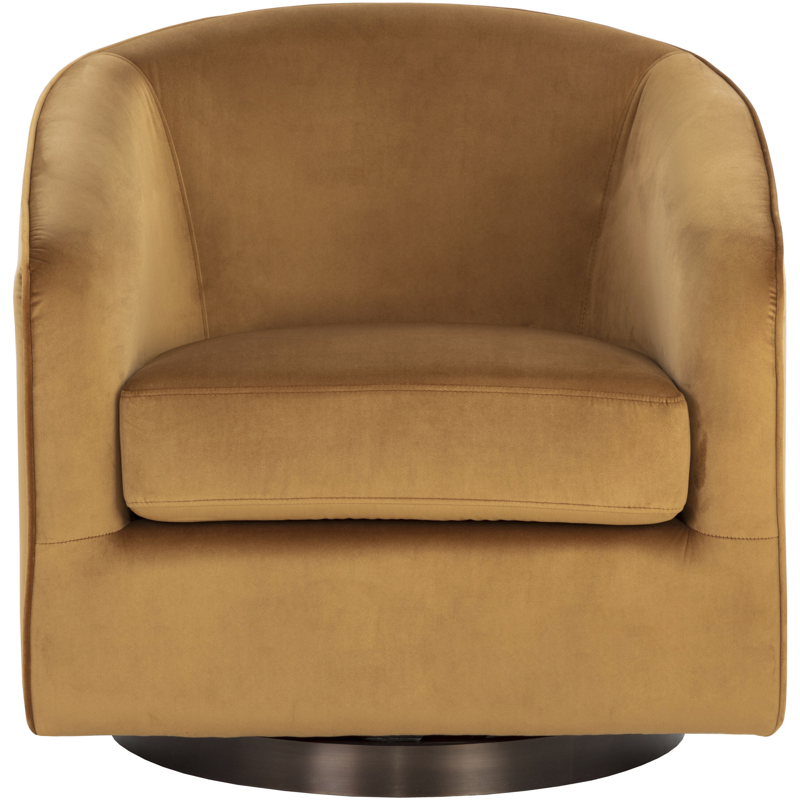 Hazel Dark Bronze / Gold Sky Swivel Lounge Chair, Swivel